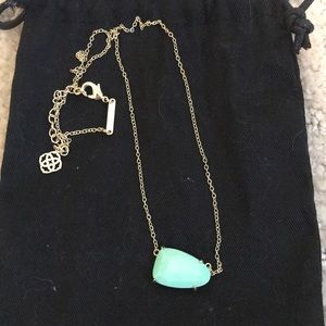 Mint Kendra Scott Isla Pendant